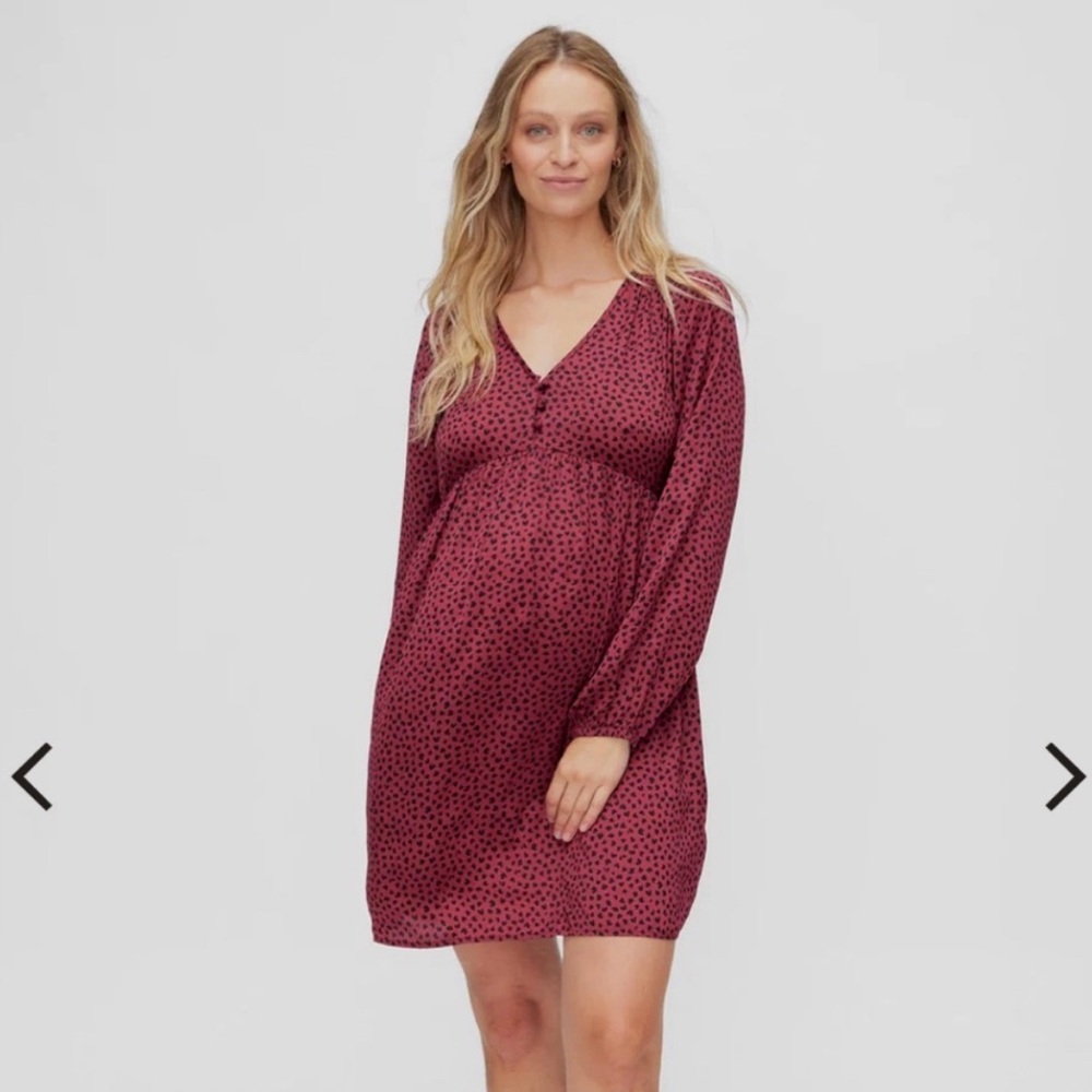 Motherhood Maternity red dress